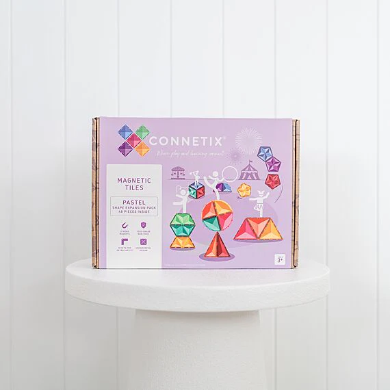 Magnetisch Bouwspeelgoed Pastel Shape Expansion Pack | Set van 48 - Image 7