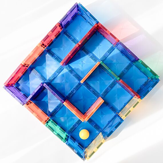 Magnetisch Bouwspeelgoed Rainbow Blue & Green Base Plate | Set van 2 - Image 7