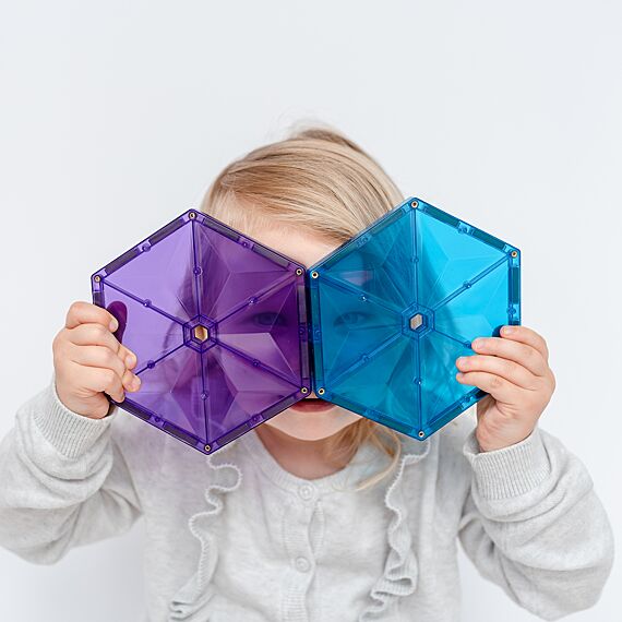 Magnetisch Bouwspeelgoed Rainbow Geometry Pack | Set van 30 - Image 5