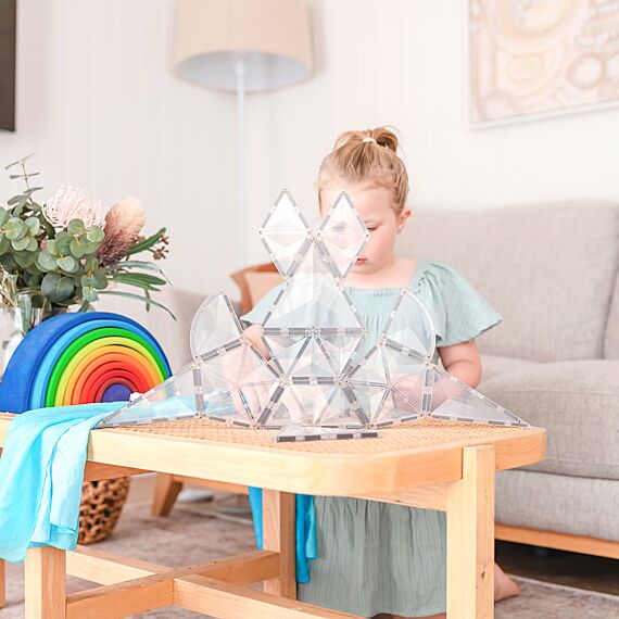 Magnetische bouwstenen Clear Shape Expansion Pack | Set van 24 - Image 8