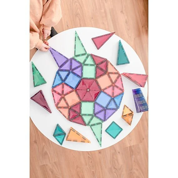 Magnetische bouwstenen Pastel Mega Pack | Set van 202 - Image 6