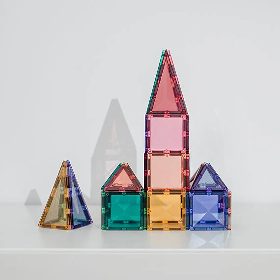 Magnetische bouwstenen Pastel Mini Pack | Set van 32 - Image 4