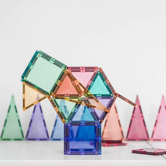 Magnetische bouwstenen Pastel Mini Pack | Set van 32 - Image 6
