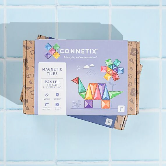 Magnetische bouwstenen Pastel Mini Pack | Set van 32 - Image 7