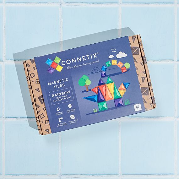 Magnetische bouwstenen Rainbow Mini Pack - set van 24 - Image 7