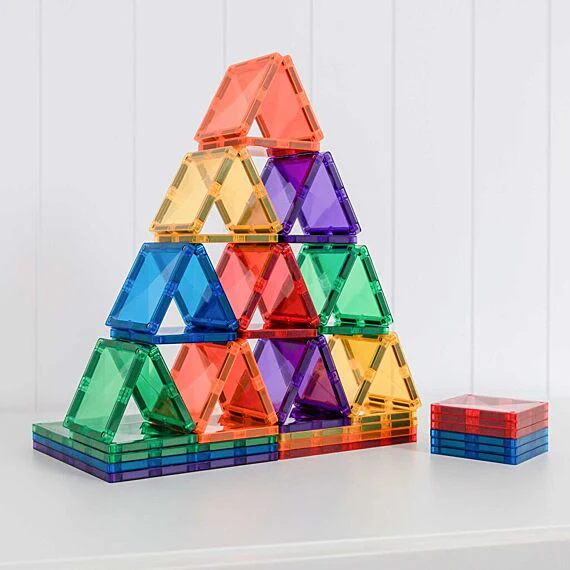 Magnetische bouwstenen Rainbow Square Pack | Set van 42 - Image 3