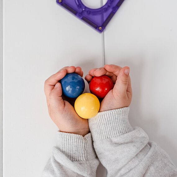 Magnetische Knikkerbaan Rainbow Ball Run Pack | Set van 92 - Image 9
