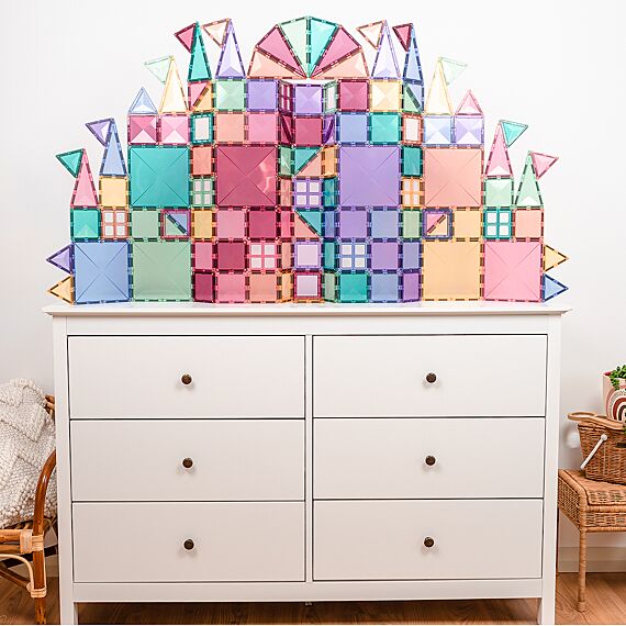 Magnetische tegels Pastel Creative Pack - Set van 120 - Image 4
