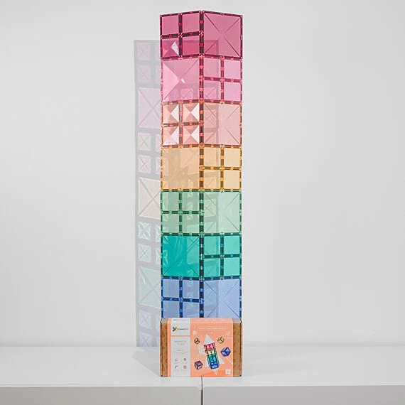 Magnetische tegels Pastel Square Pack | Set van 40 - Image 4