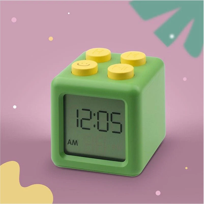 Wekker Alarm Clock Block Green - Image 2