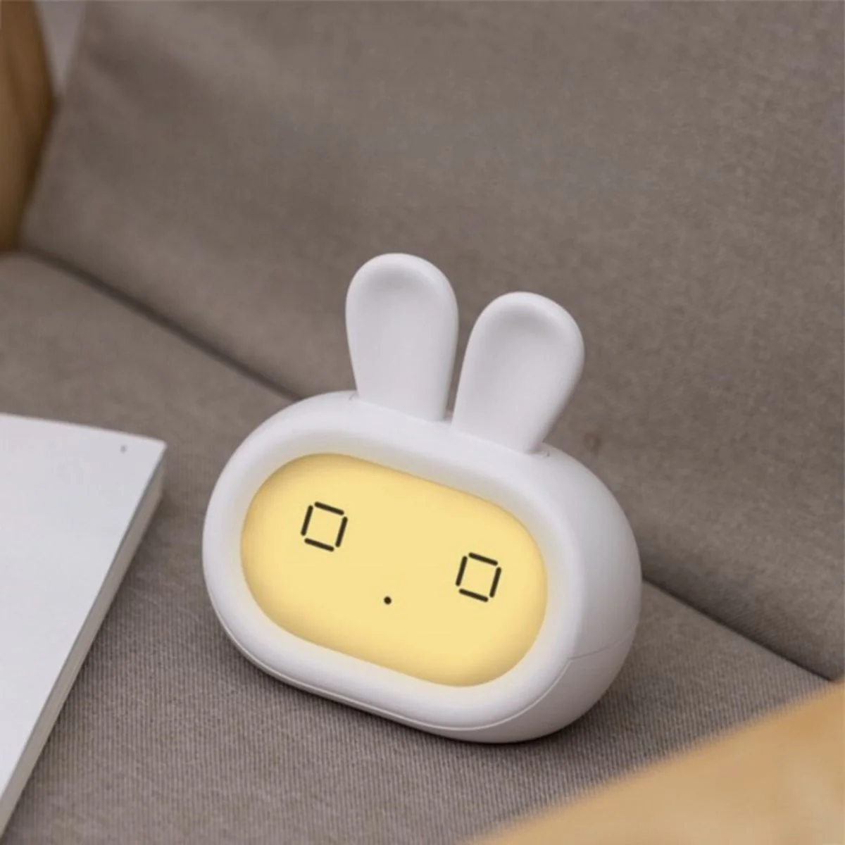 Wekker Alarm Clock Rabbit Gray - Image 4