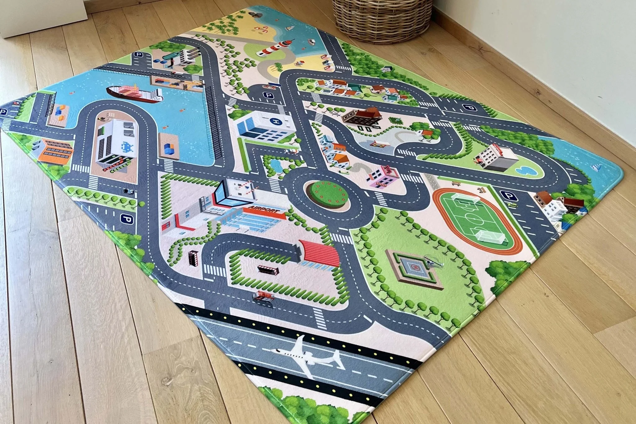 Speeltapijt met straten City - 130 x 180 cm - Image 2