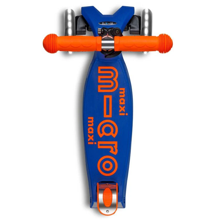 Step Maxi Micro foldable LED Blue Orange Neon - 5 tot 12 jaar - Image 3