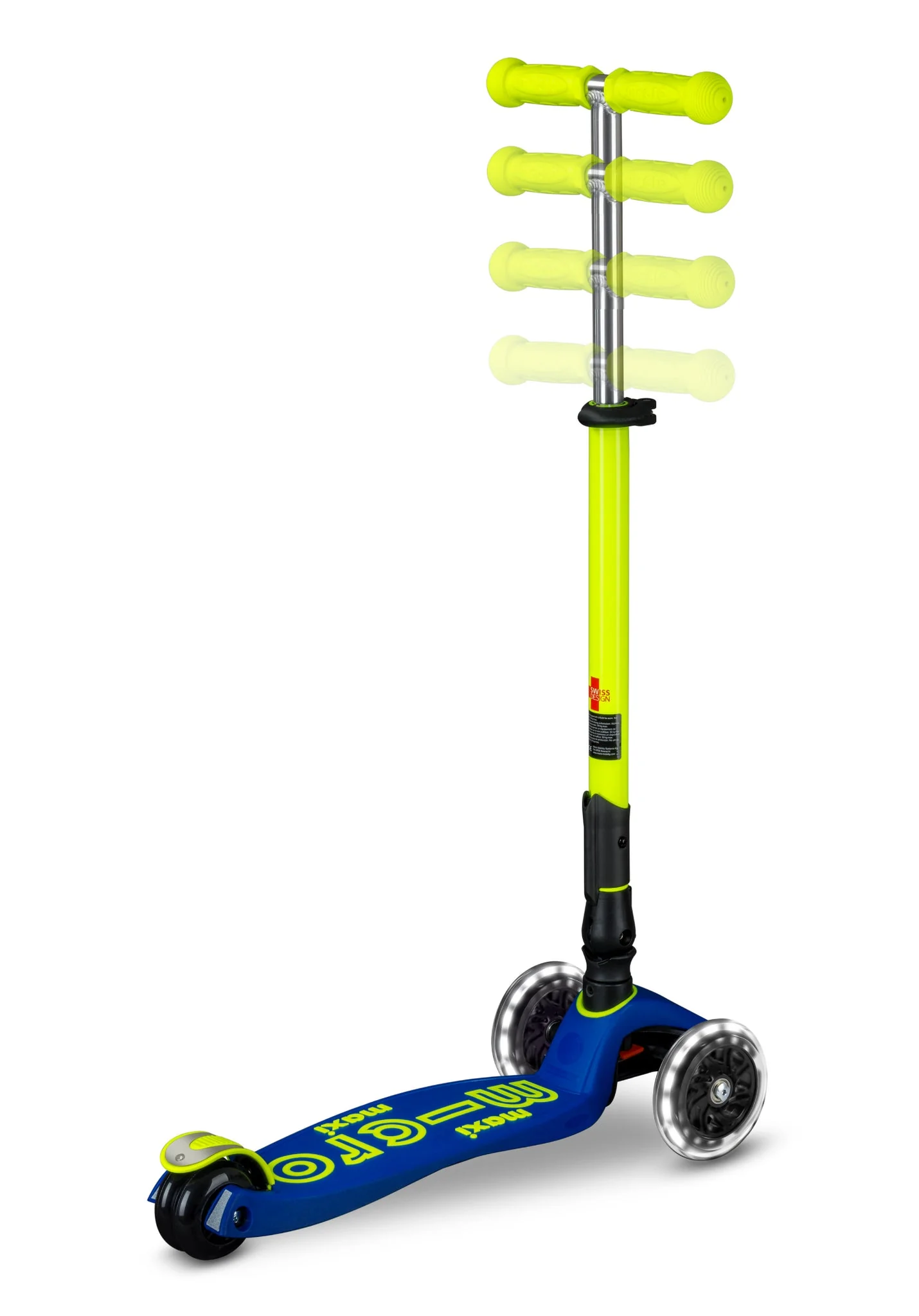 Inklapbare step Maxi Micro Foldable LED blauw geel Neon - 5 tot 12 jaar - Image 6