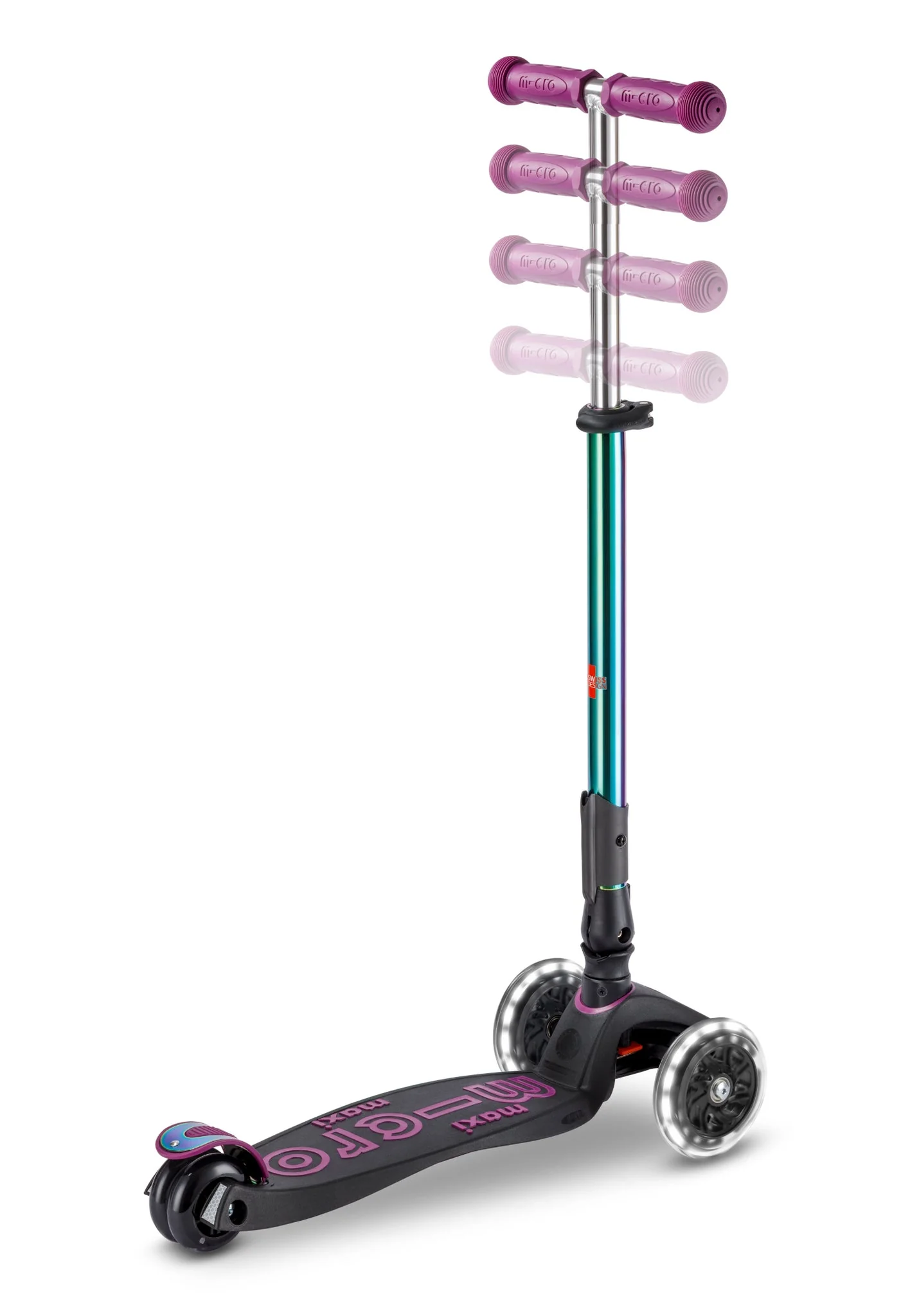Step met 3 wielen Maxi Micro Foldable LED Neochrome paars - 5 tot 12 jaar - Image 8