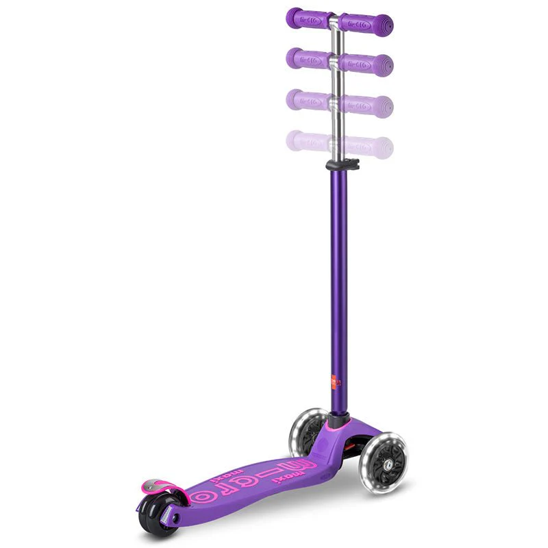 Step met 3 wielen Maxi Micro Deluxe LED Purple - 5 tot 12 jaar - Image 3