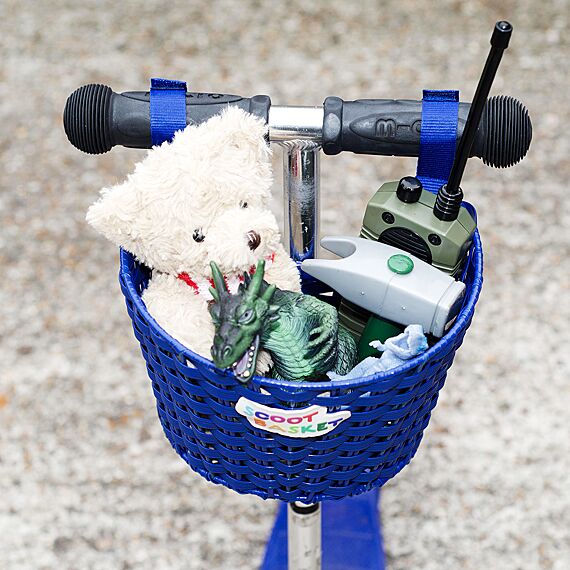 Micro Accessoire - Scoot 'n Pull Stepmandje Blauw - Image 3