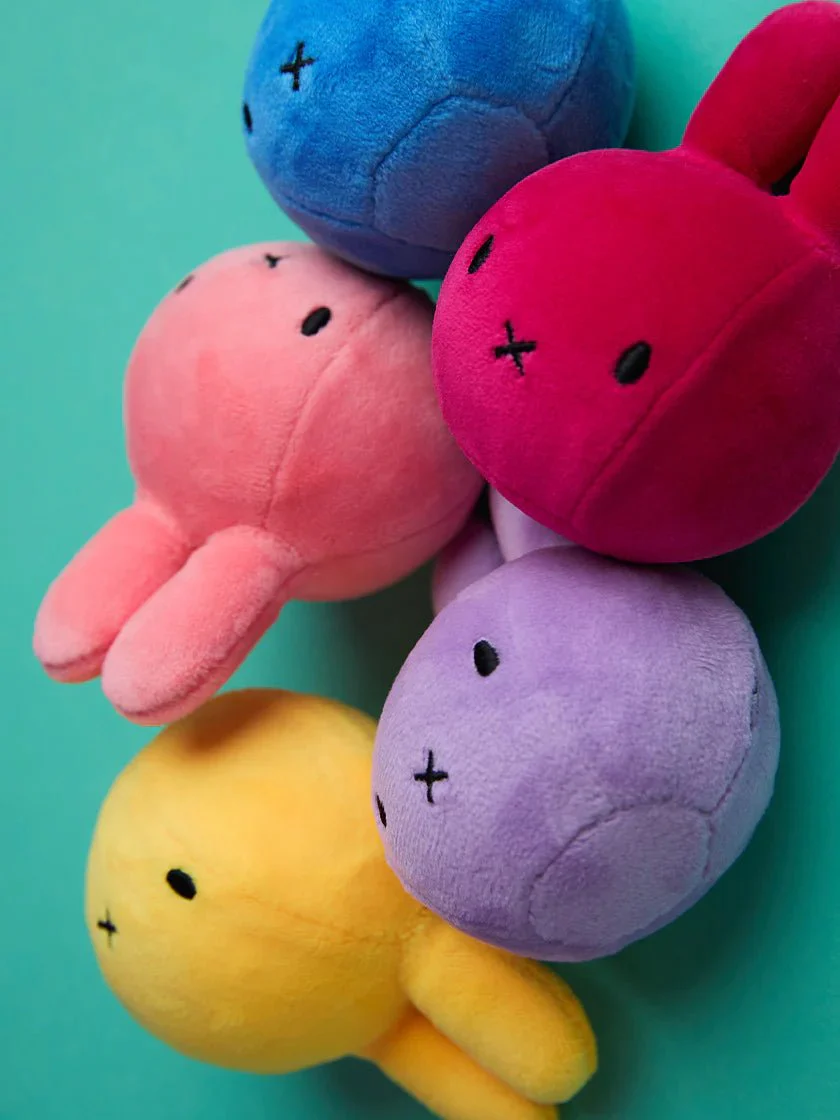 Stressbal Miffy Squish Ball Pink - 9 cm - Image 5