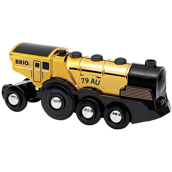 Trein op batterijen - Mighty Gold Action Locomotive