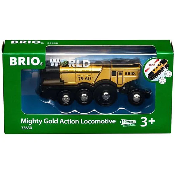 Trein op batterijen - Mighty Gold Action Locomotive - Image 2
