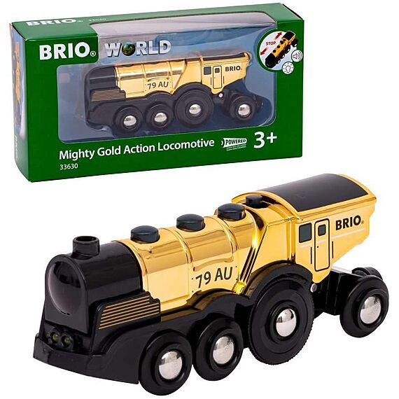 Trein op batterijen - Mighty Gold Action Locomotive - Image 4