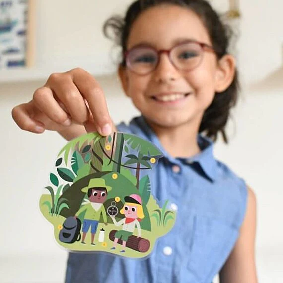 Mini Discovery Poster + 30 Stickers Jungle - 3-8 Jaar - Image 2