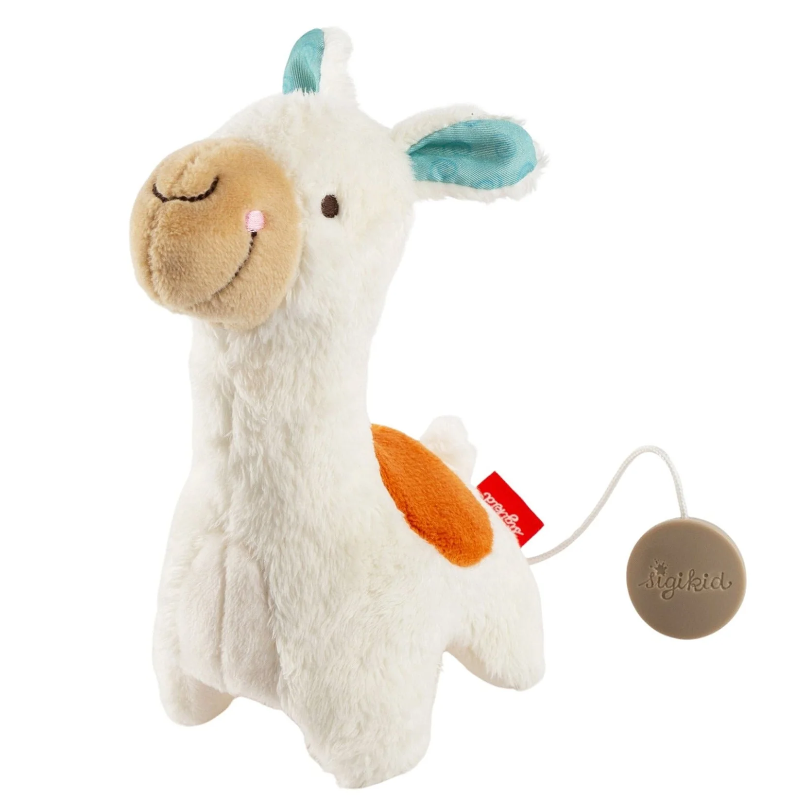 Muziekknuffel Mini Musical Llama - 16 cm