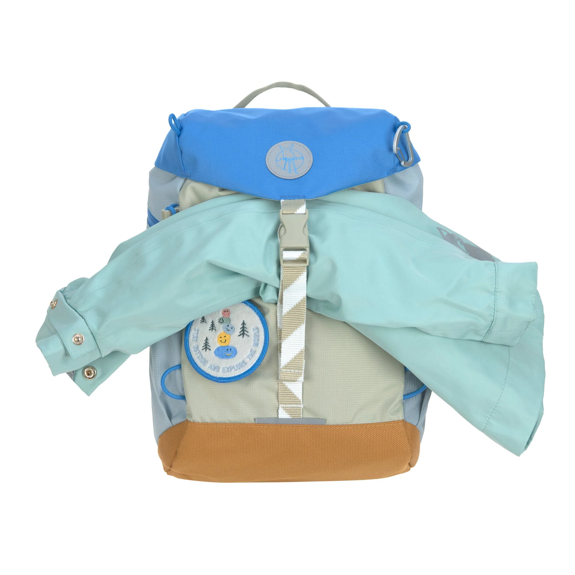 Kleutertas Mini Outdoor Backpack Sunny Explorer green/blue - Image 8