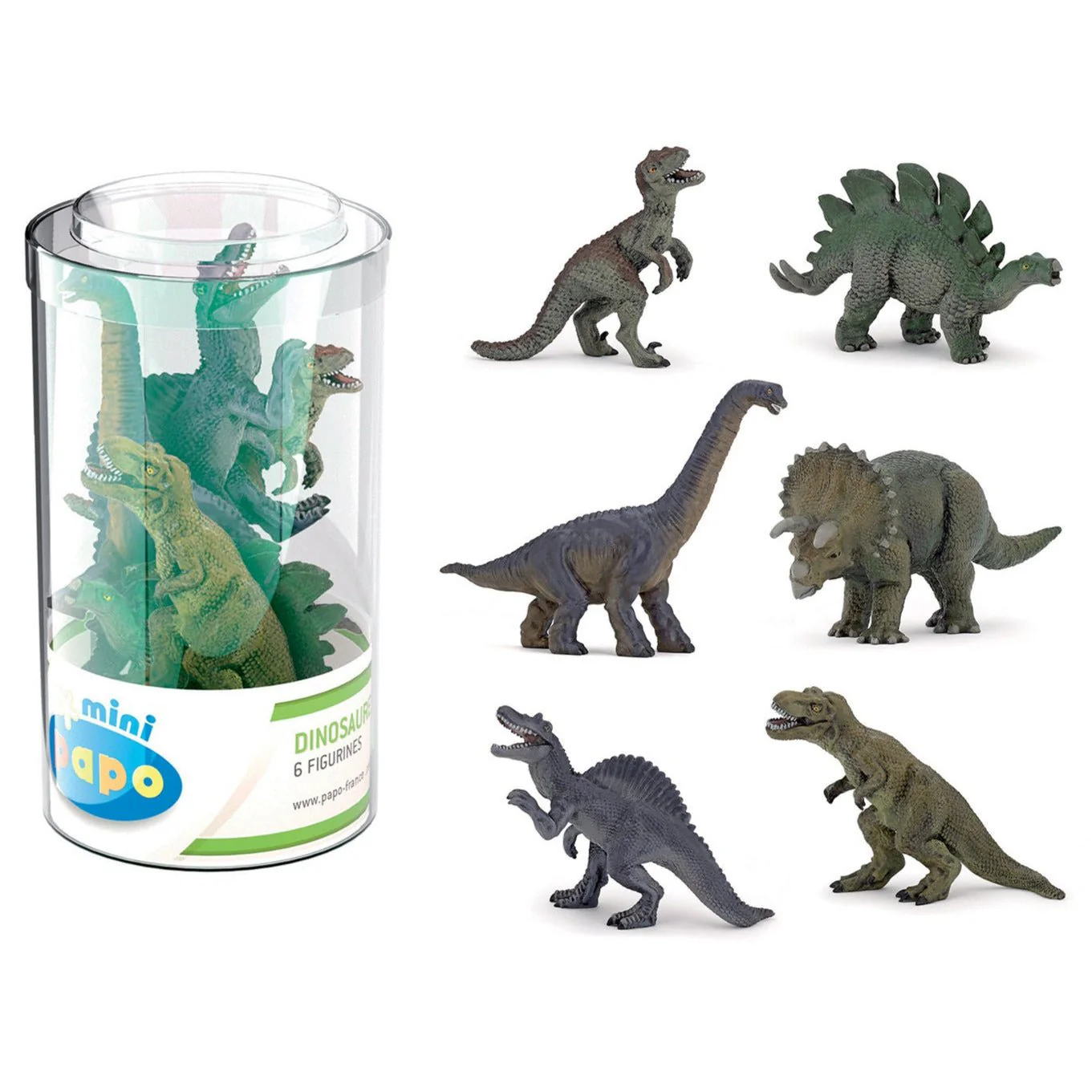 Mini Plus Dinosaures Lot 1 - set van 6