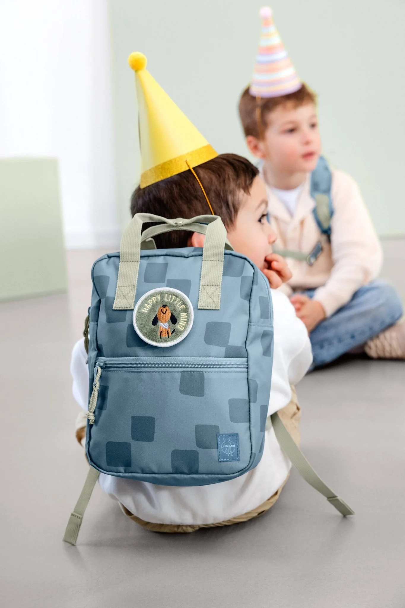 Rugzak Mini Square Backpack Pattern Party blue - Image 2