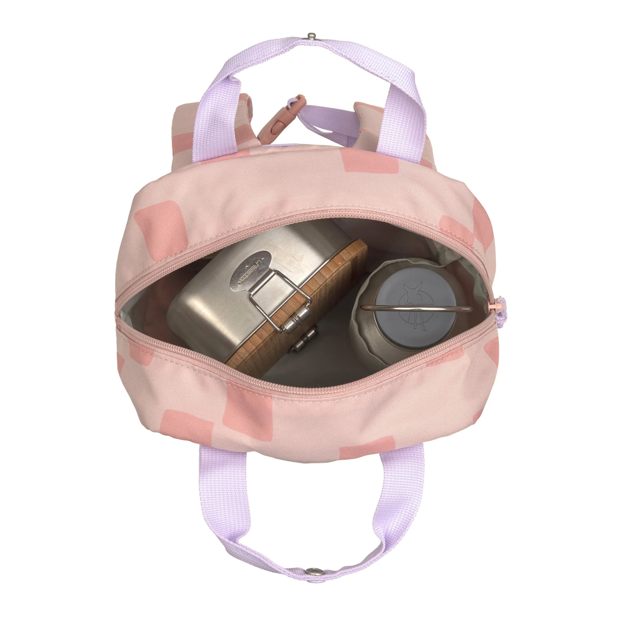 Rugzak Mini Square Backpack Pattern Party rose - Image 5