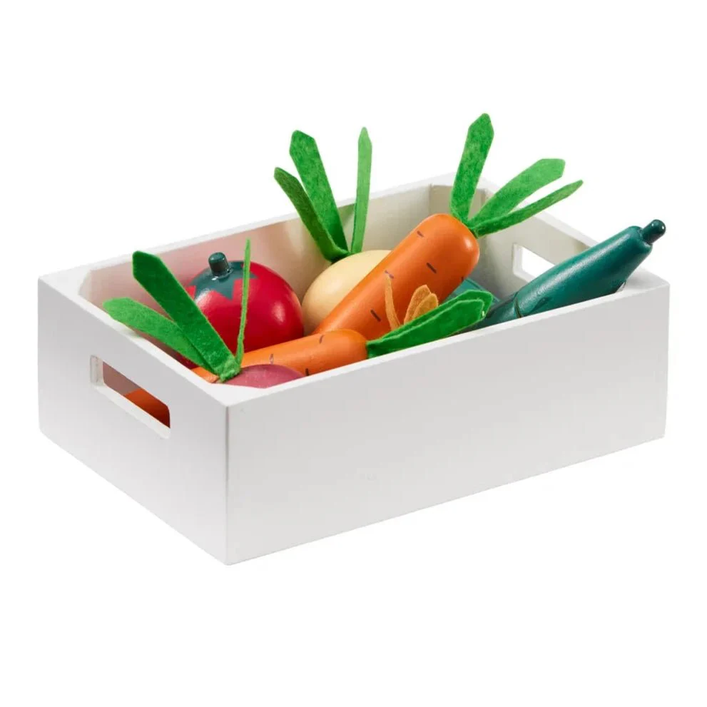 Set imitatiespeelgoed Mixed Vegetable Box - set van 10