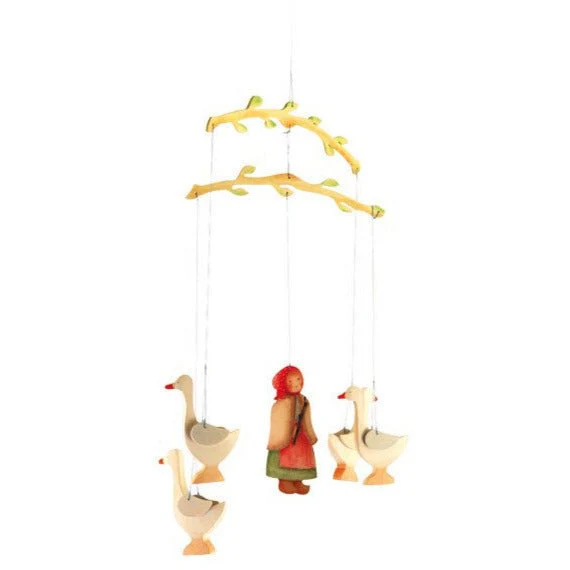 Houten mobiel - Ganzeliesel