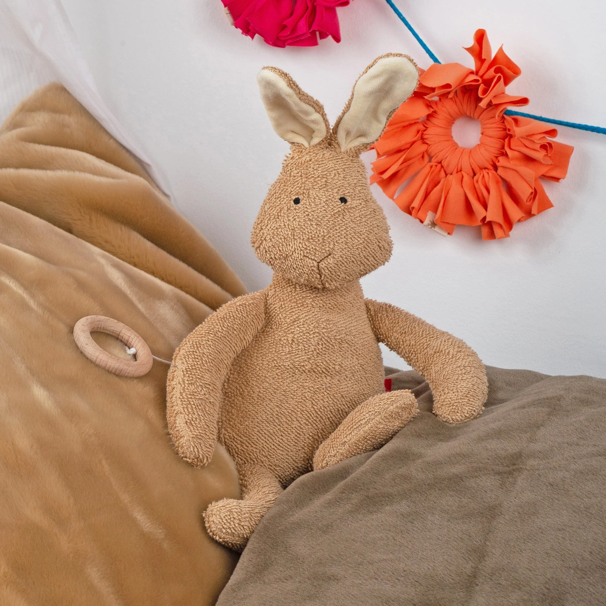 Muziekknuffel Mommy Musical Rabbit Beige Mamilodie - 36 cm - Image 5