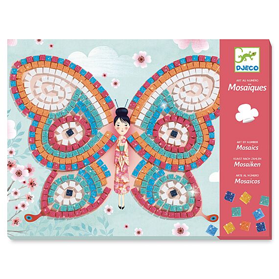 Creatieve stickerset Mozaïek - Vlinders - Image 5