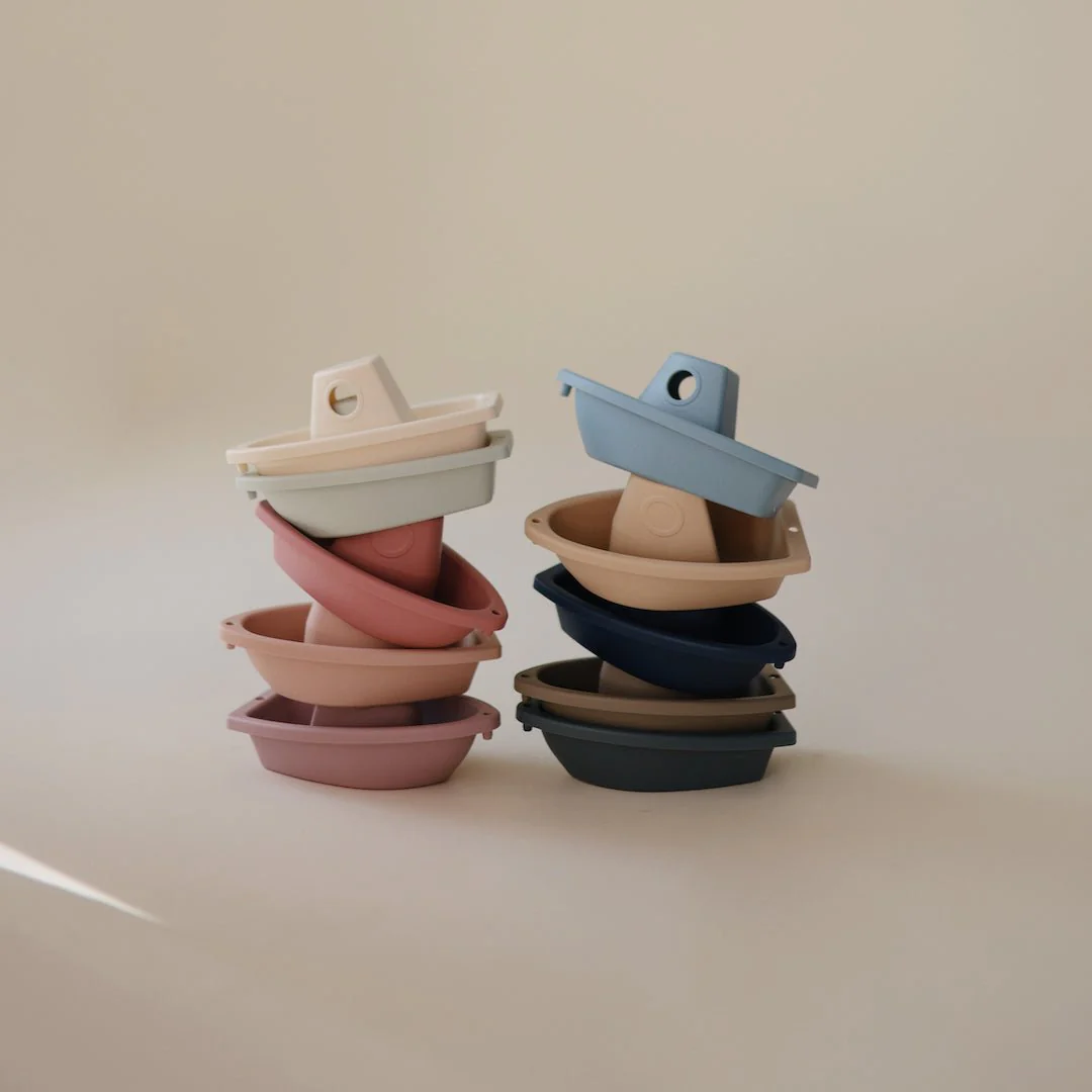 Badspeeltjes Bath Boats Petal - set van 5 - Image 2