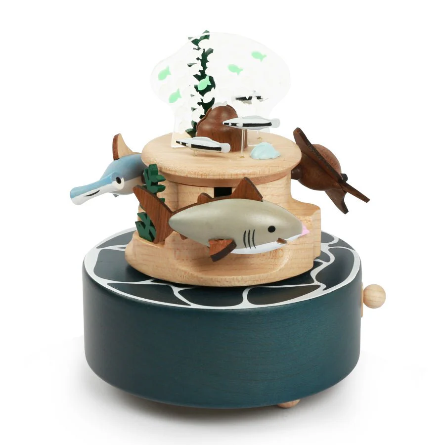 Houten muziekdoos Deep Sea Roaming n°60