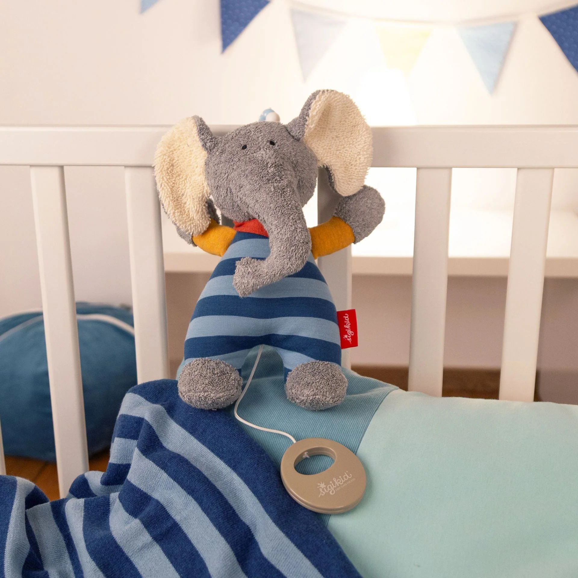 Muziekknuffel Olifant Lolo Lombardo - 22 cm - Image 2