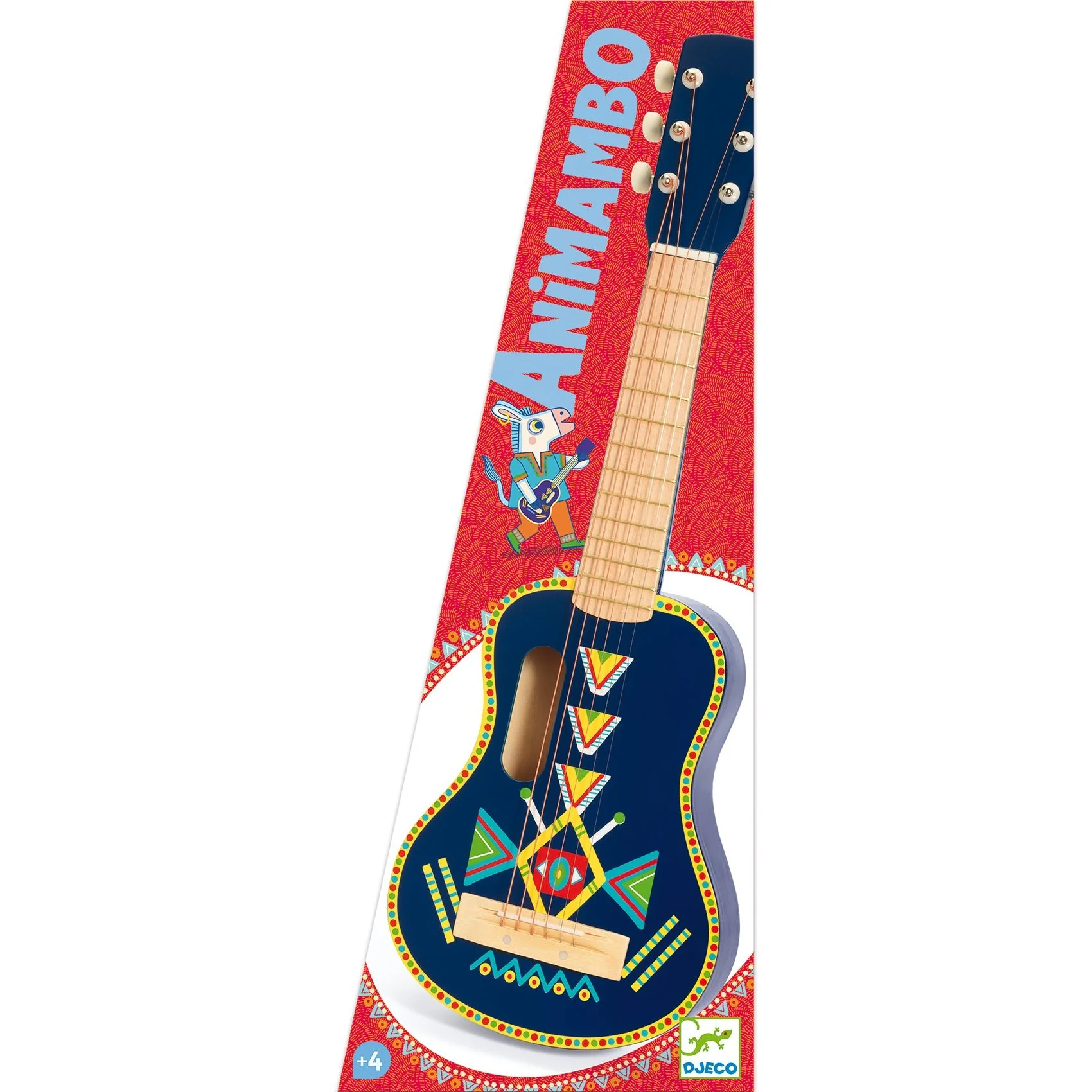 Gitaar met 6 metalen snaren Animambo - Image 5