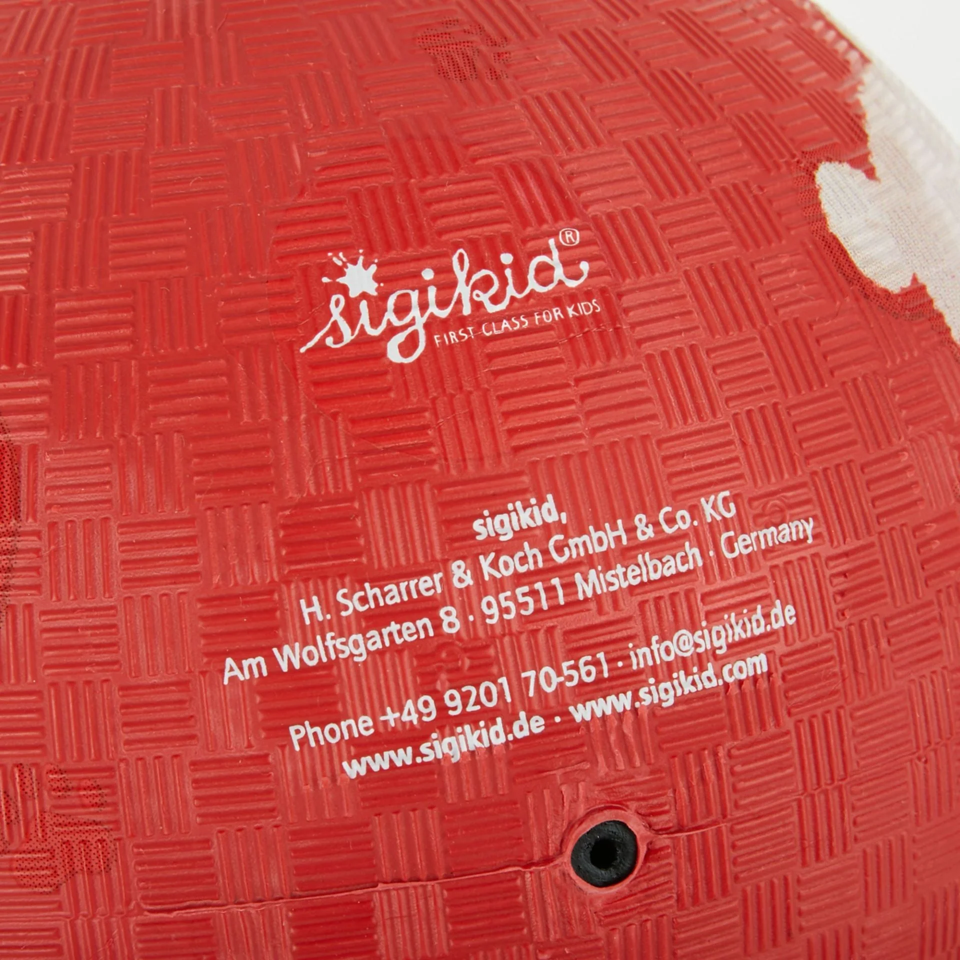 Rubberen bal Beer- 17 cm - Image 3