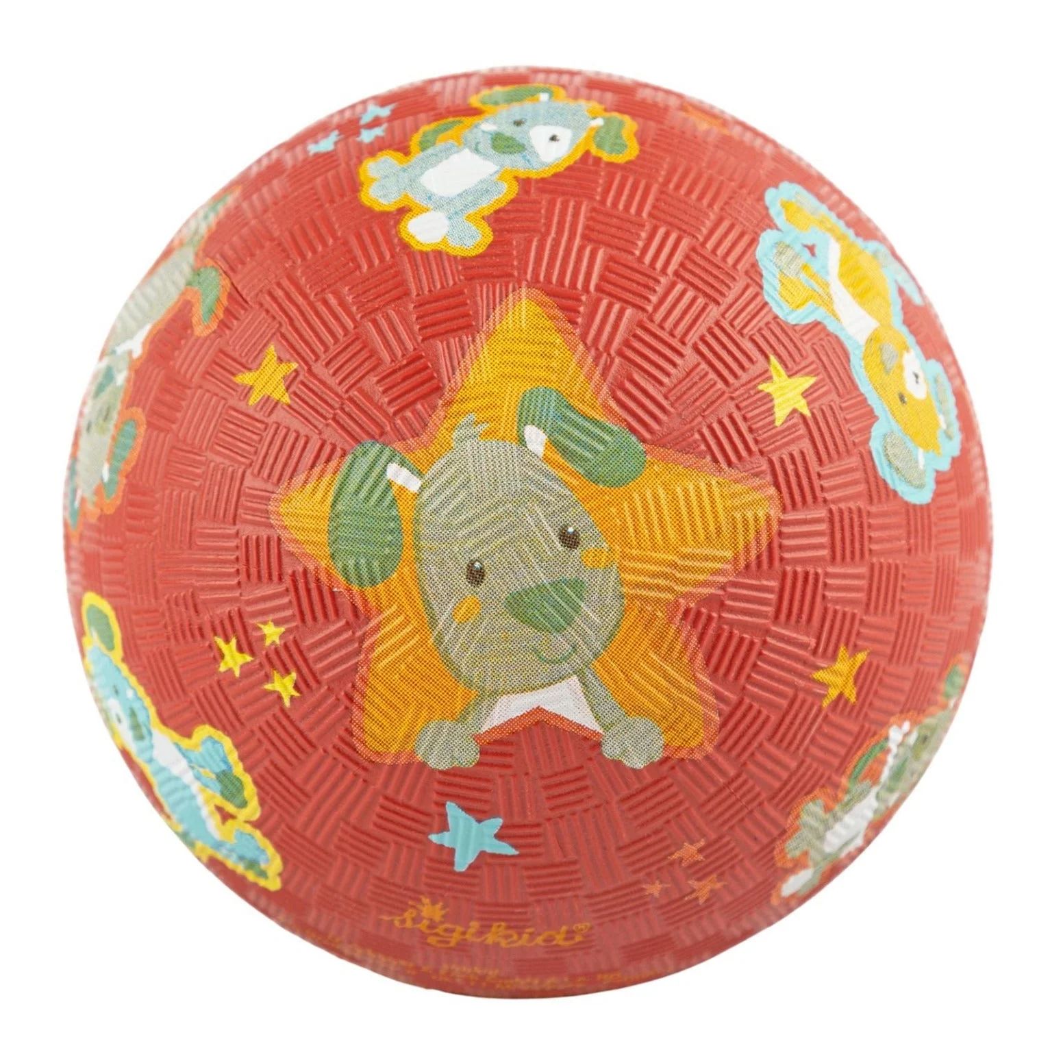 Kleine rubberen bal Hond - 12 cm