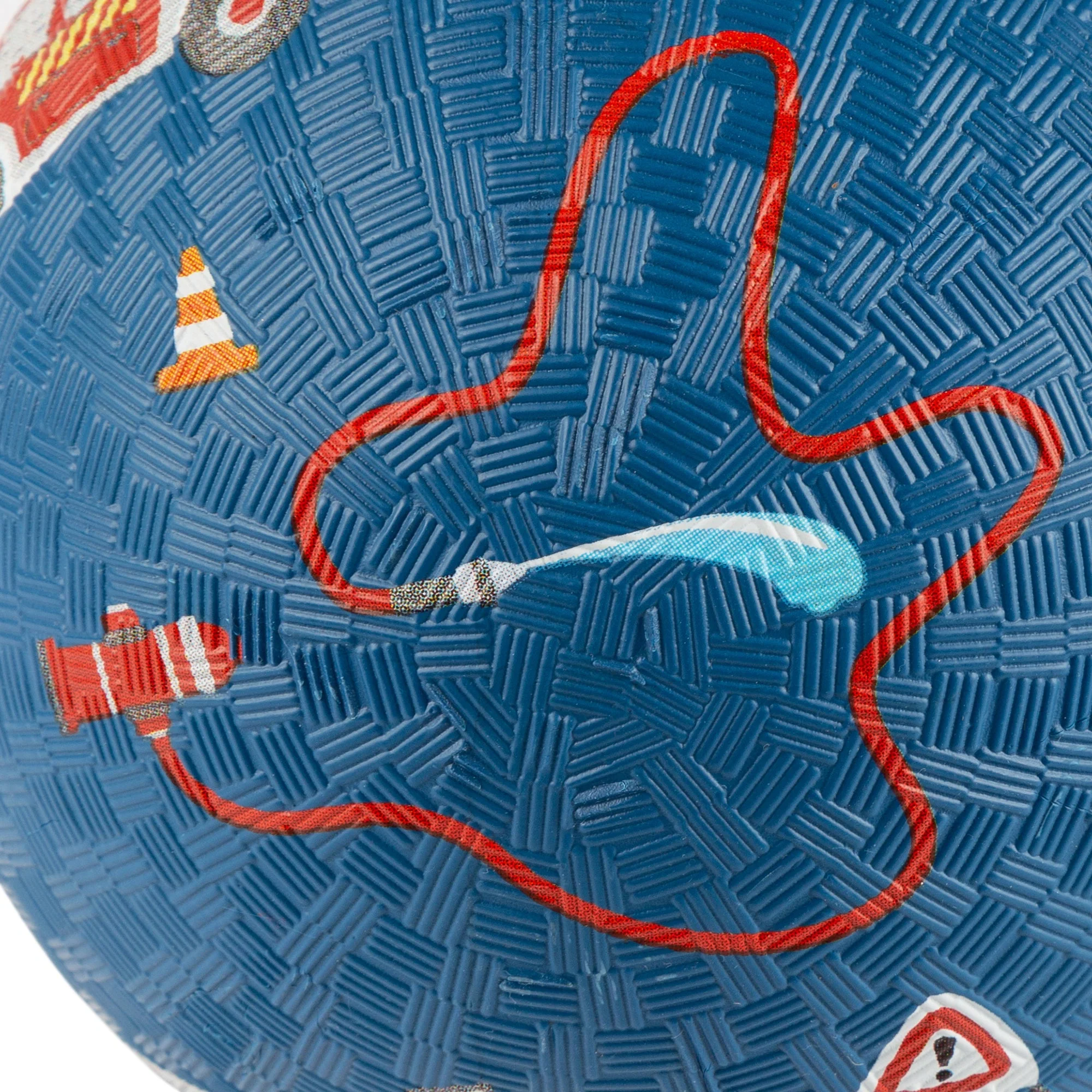 Rubberen bal Brandweer - 17 cm - Image 2