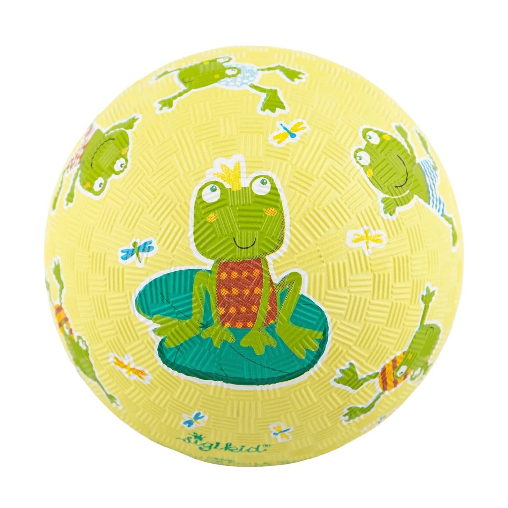 Kleine rubberen bal Kikker - 12 cm