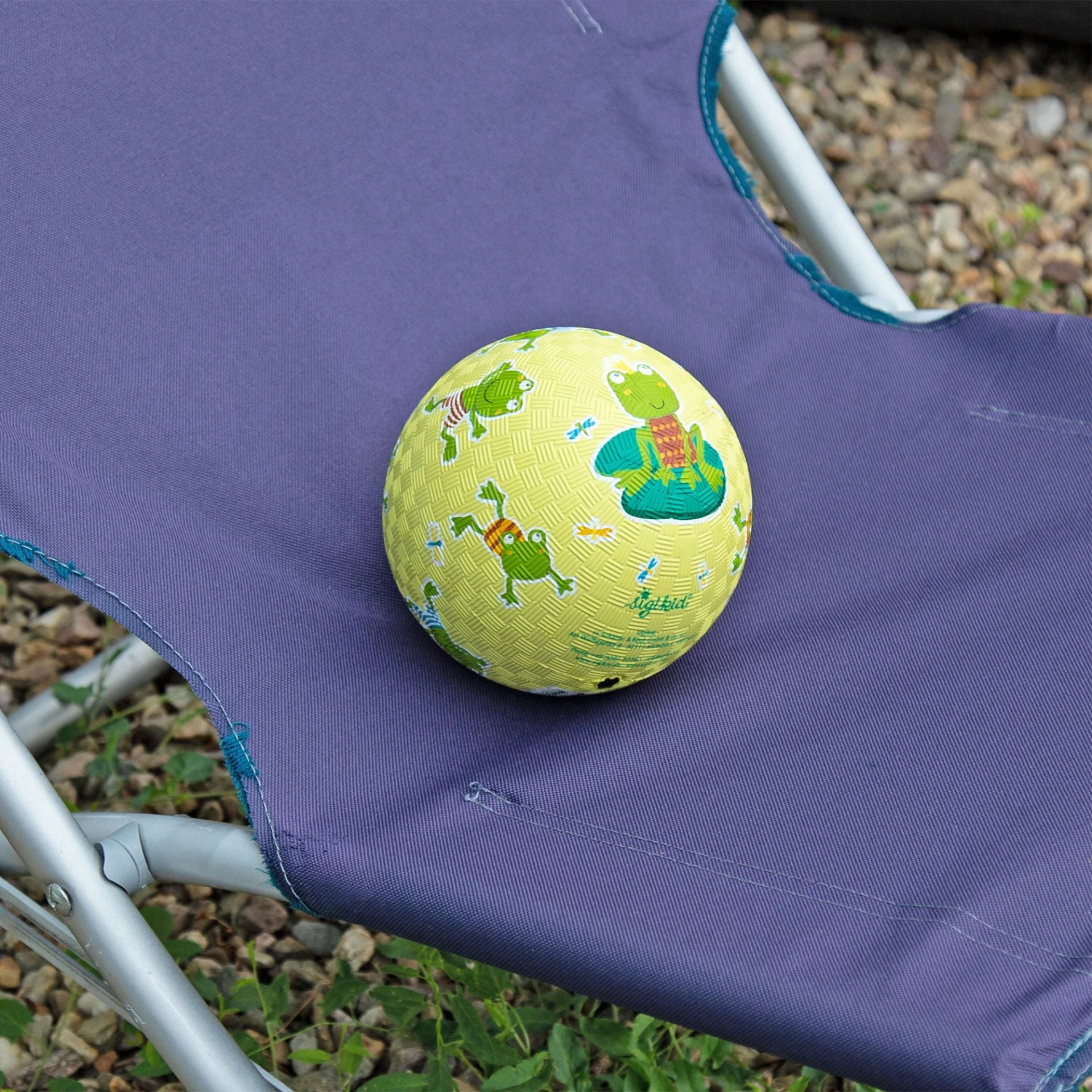 Kleine rubberen bal Kikker - 12 cm - Image 3