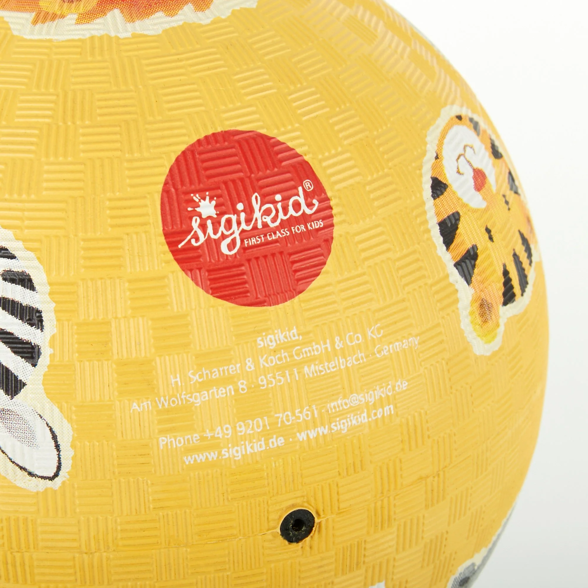 Rubberen bal Zoo - 17 cm - Image 3