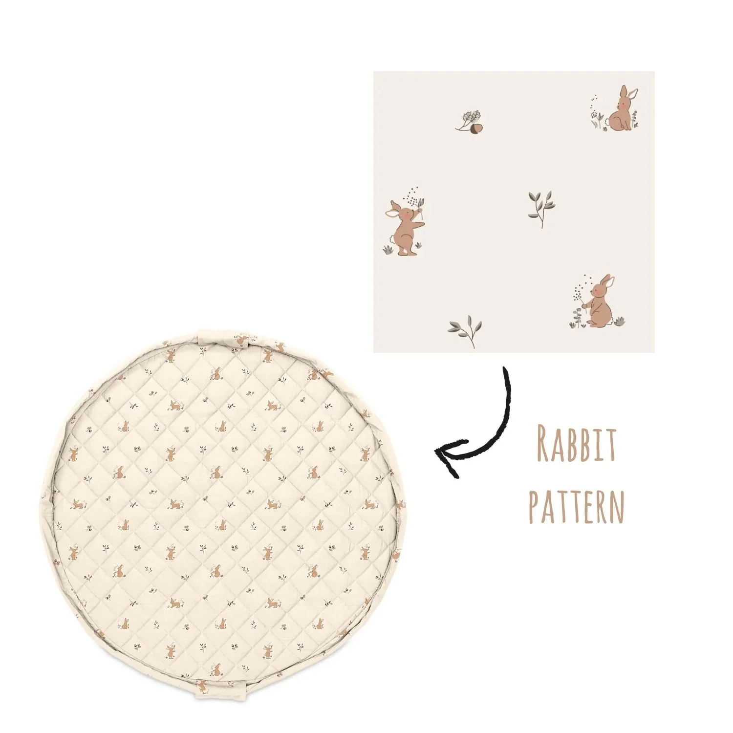 Noomad opbergzak en speelmat - Soft - Rabbit - Image 12