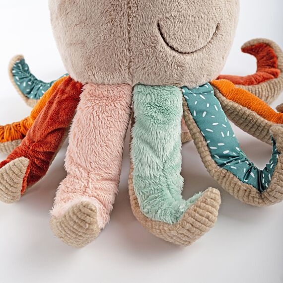 Knuffel Octopus Patchwork Sweety - 26 cm - Image 7