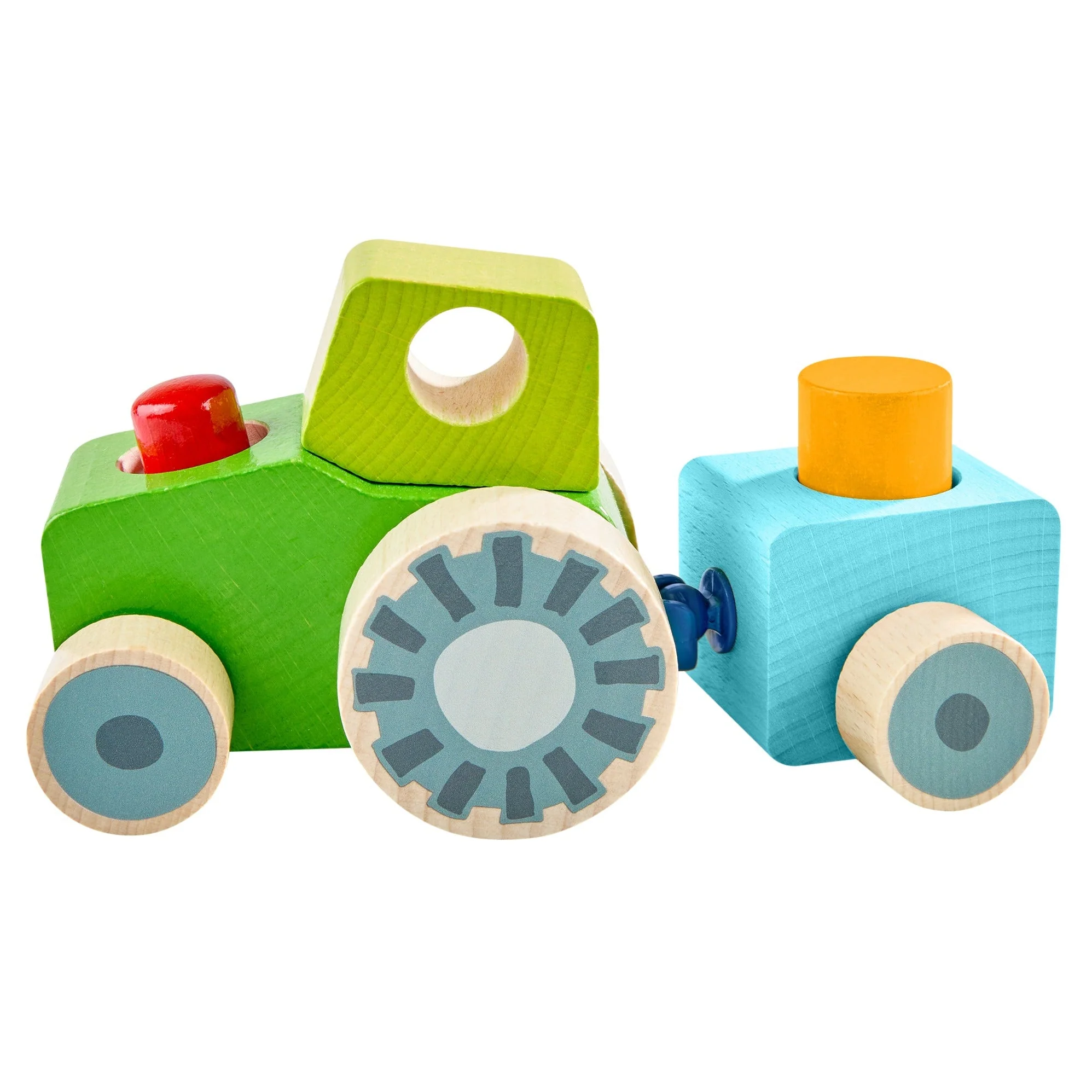 Houten ontdekkingsvoertuig Tractor