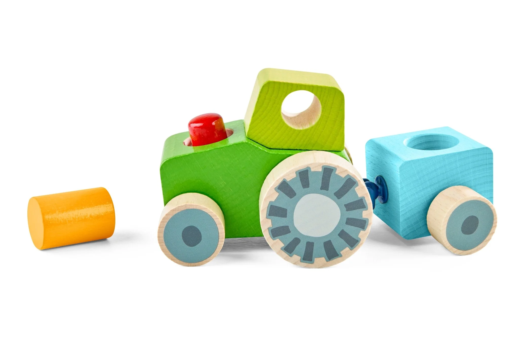 Houten ontdekkingsvoertuig Tractor - Image 6