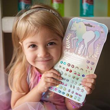 Oorstickers Whimsical Unicorn - set van 30